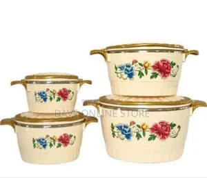 Premium Insulated Food Warmer Casserole Set With Floral Design