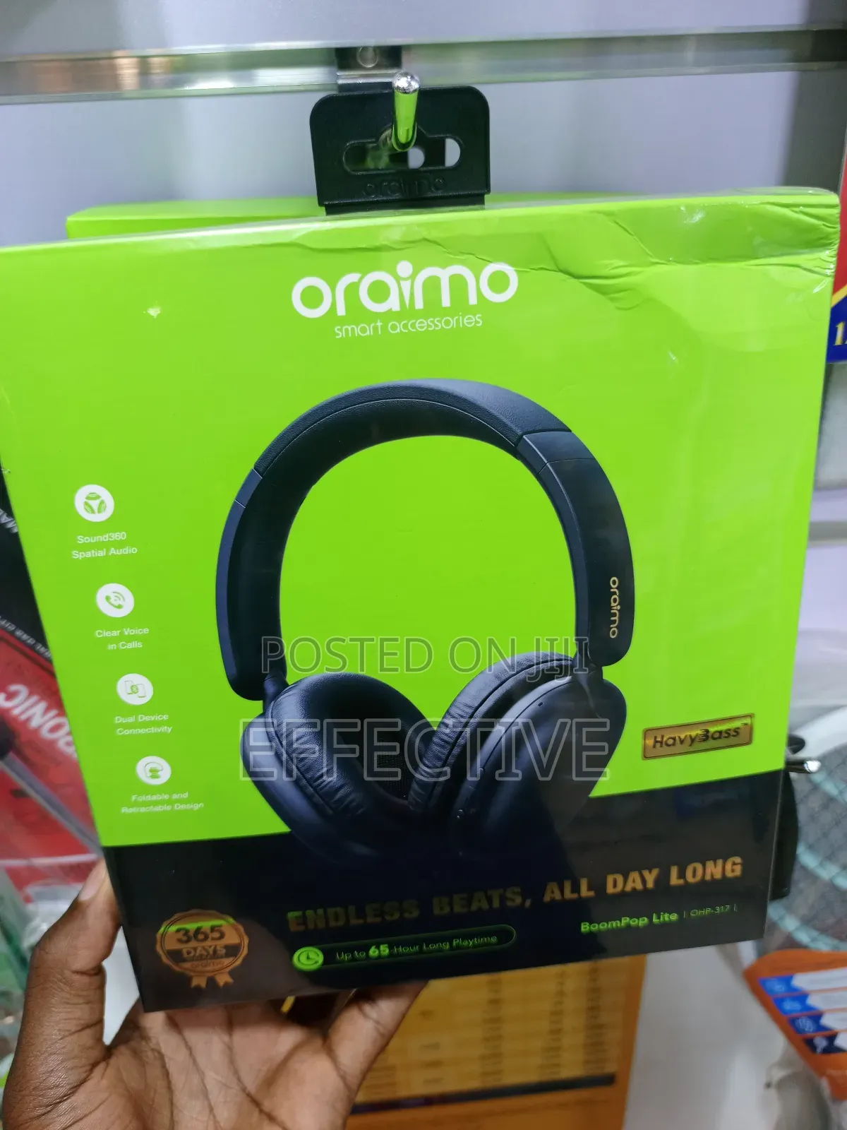 Oraimo Boompop Lite Head Set.