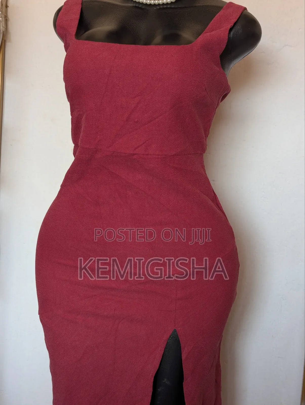 Body Skimming Red Dress