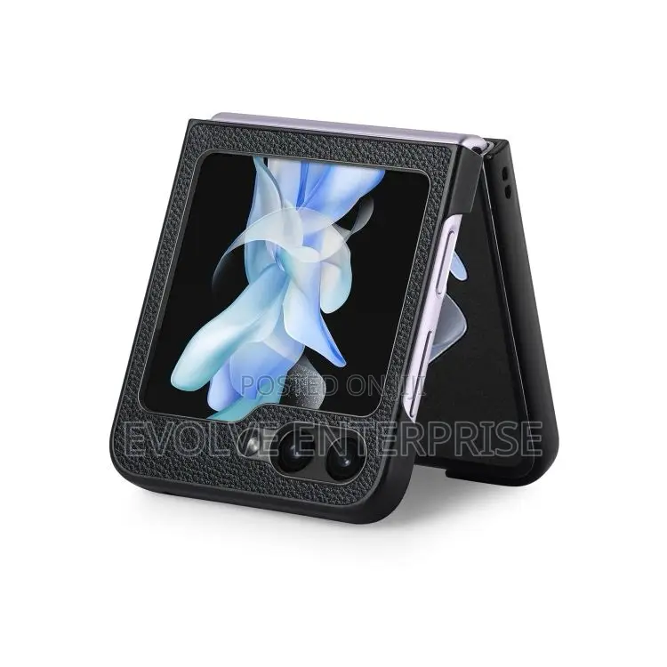 For Samsung Galaxy Z Flip6 / Flip7 Fe Litchi Leather Fold Phone Case