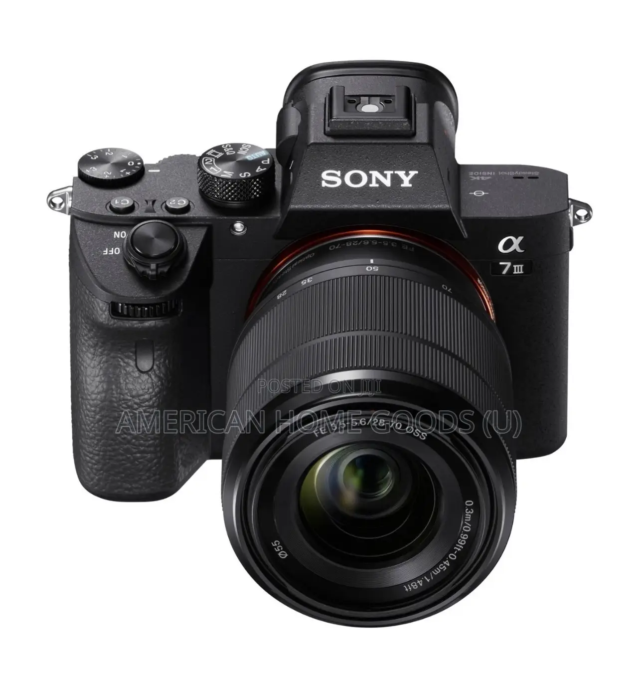 New Sony Alpha A7 Iii 24.2mp Digital Camera Black With Fe 28-70mm Lens