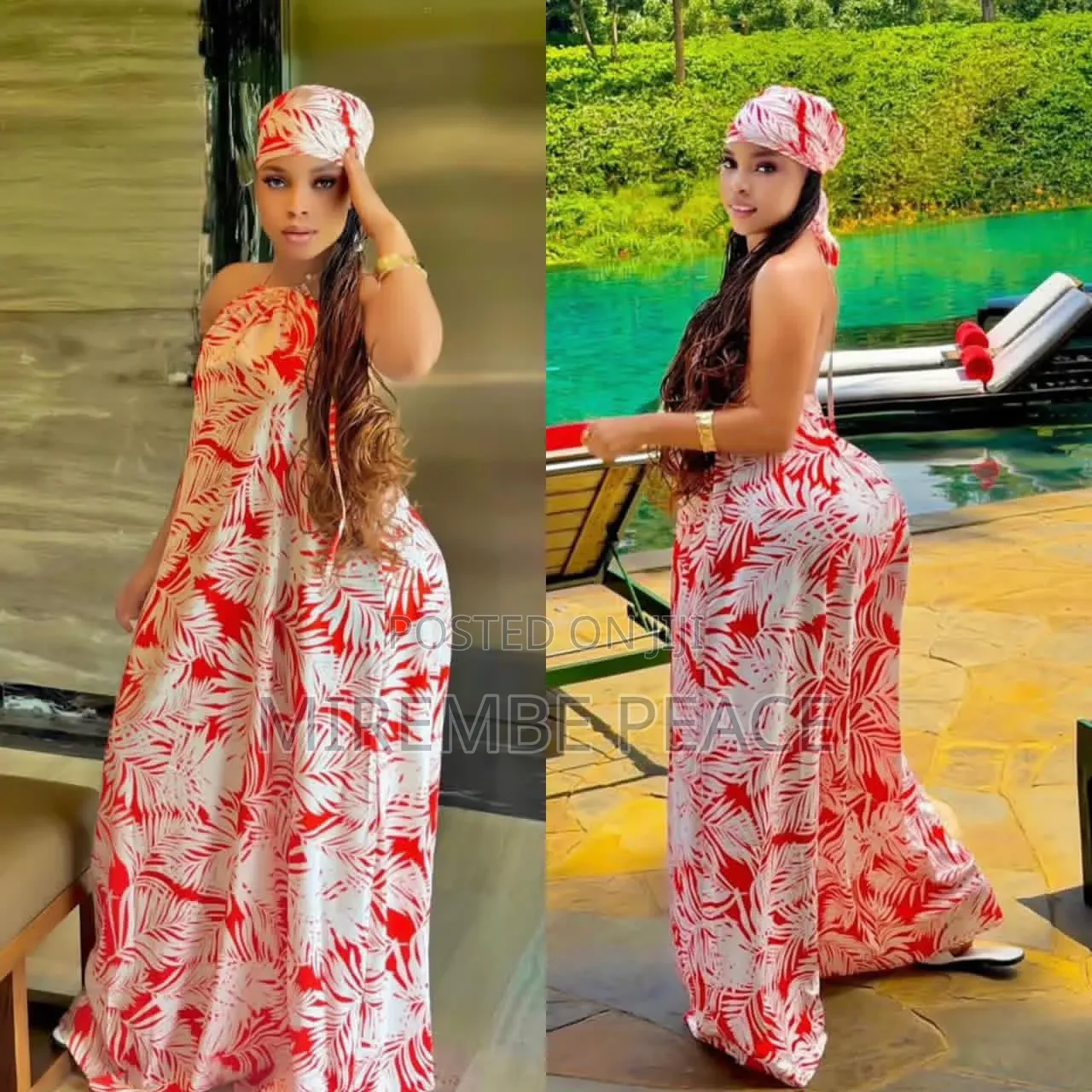 Heavy Satin Beach Wear Long Dresses