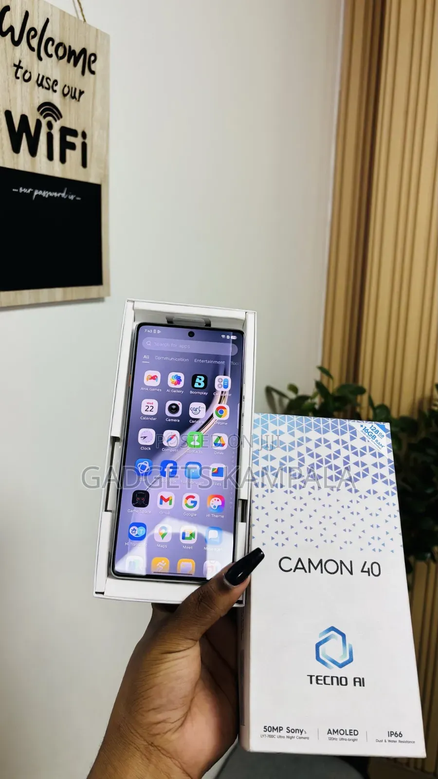 New Tecno Camon 40 256 GB Black
