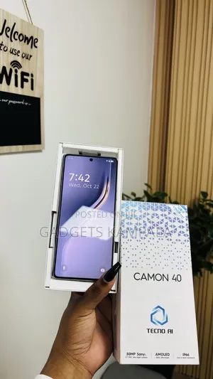 New Tecno Camon 40 256 GB Black