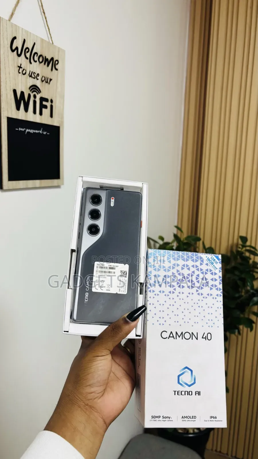 New Tecno Camon 40 256 GB Black