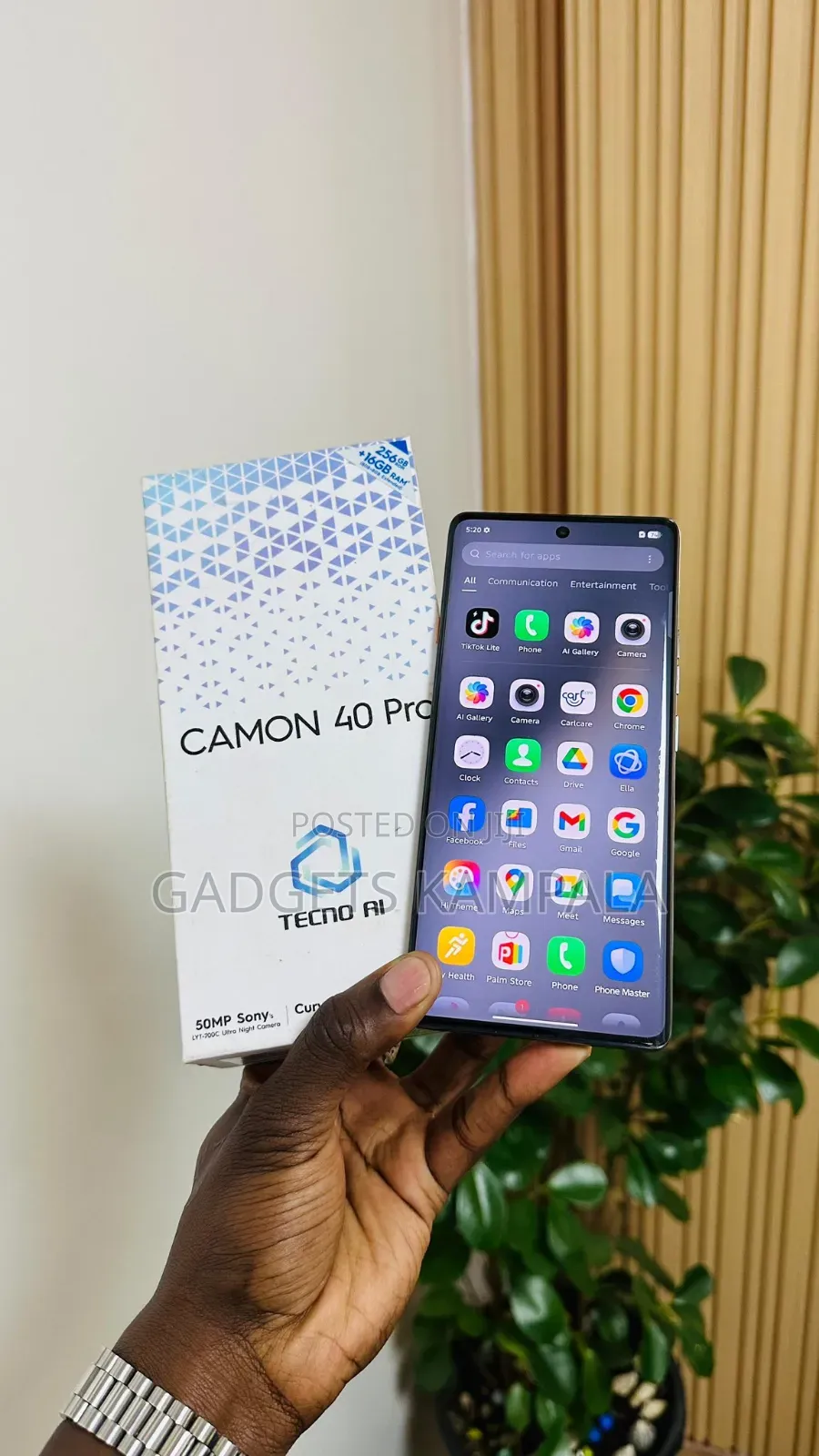 New Tecno Camon 40 Pro 5G 256 GB Blue
