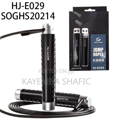 Huijun Weighted Jump Rope (Model Hj-E029) –Adjustable Heavy Speed Rope