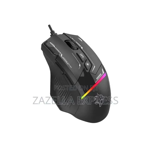 Porodo Gaming 8d RGB Wired Mouse With 7200 Dpi Sensitivity,