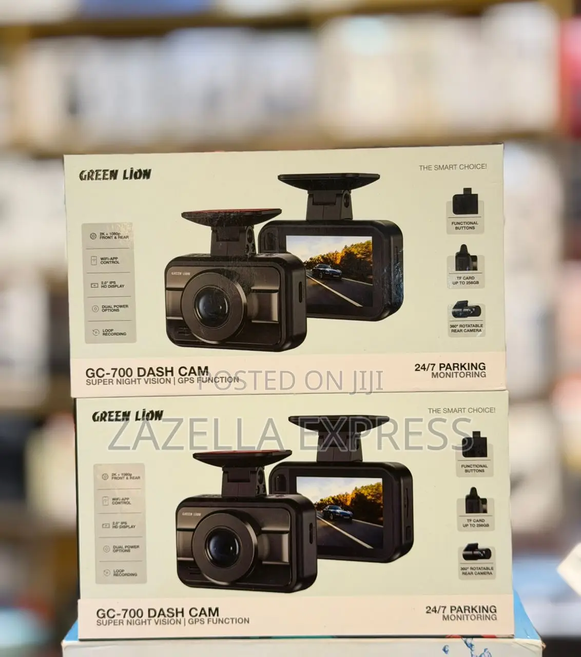 Green Lion Gc-700 Dash Cam Offers Hd Front And 1080p Rear Video