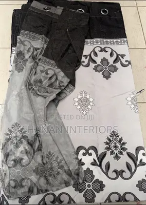 Floral Curtains With Nets