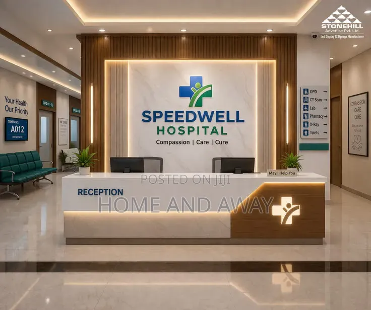 Customized Full Hospital Clinic Reception Setup From 6,0000,000/-