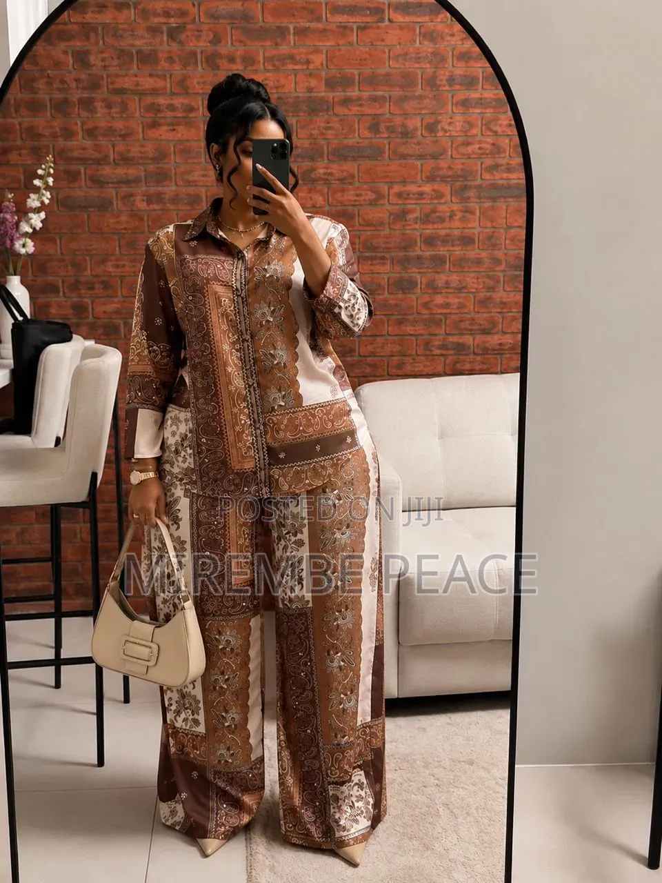 Ladies Hard Satin 2pcs