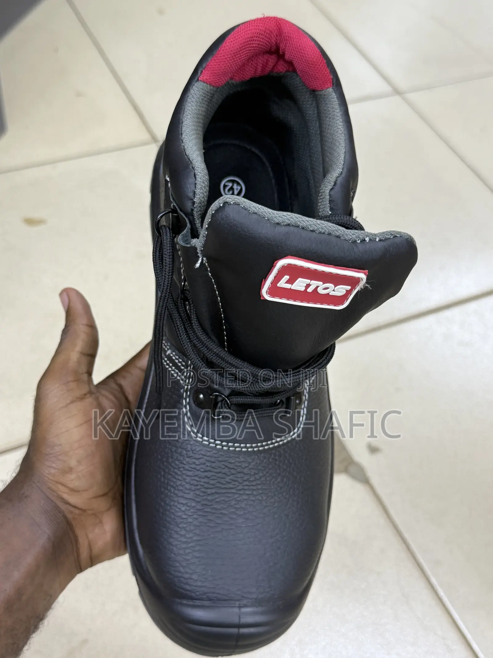 Letos Mid-cut Leather Safety Boots - All Sizes (New)