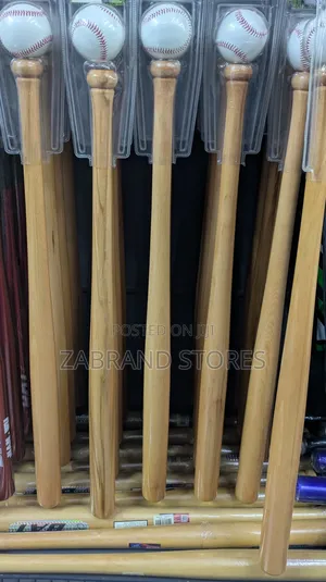 Wooden Baseball Bat Set