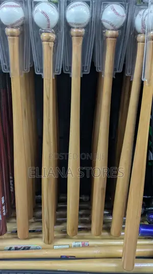 Wooden Baseball Bat Set