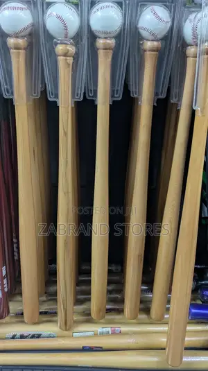 Wooden Baseball Bat Set