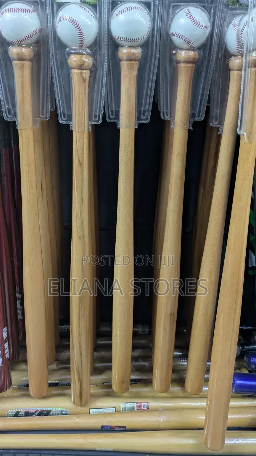 Wooden Baseball Bat Set
