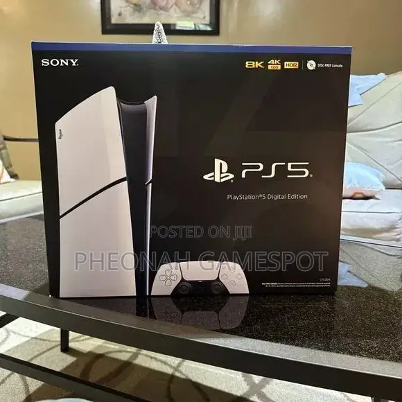 Brand New Ps5 Slim Digital Edition Gaming Console. 1tb SSD High Speed