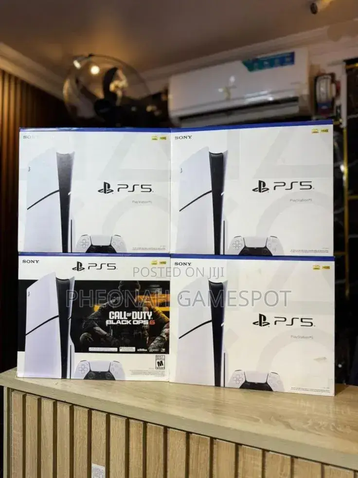 Brand New Ps5 Slim Disc Video Game Consoles. Original Sony Products