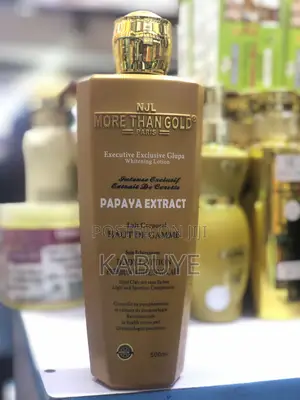 NJL More Than Gold Papaya Extract Body Lotion.