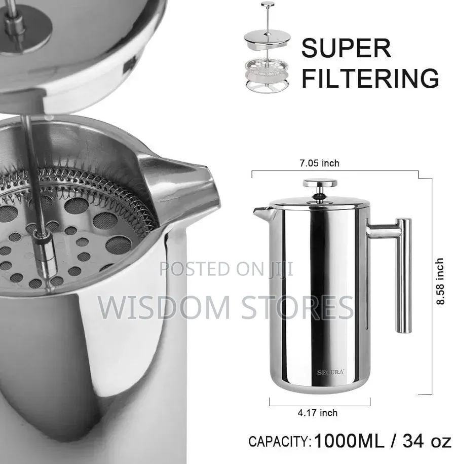 Secura French Press Coffee Maker