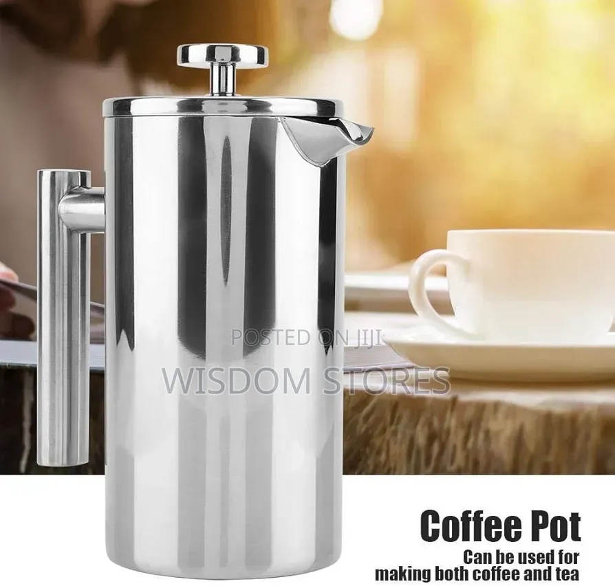 Double-layer Stainless Steel Coffee Maker