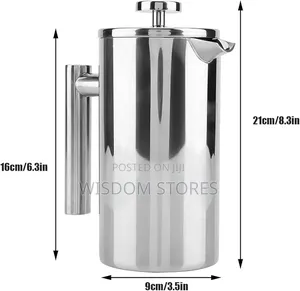 Double-layer Stainless Steel Coffee Maker