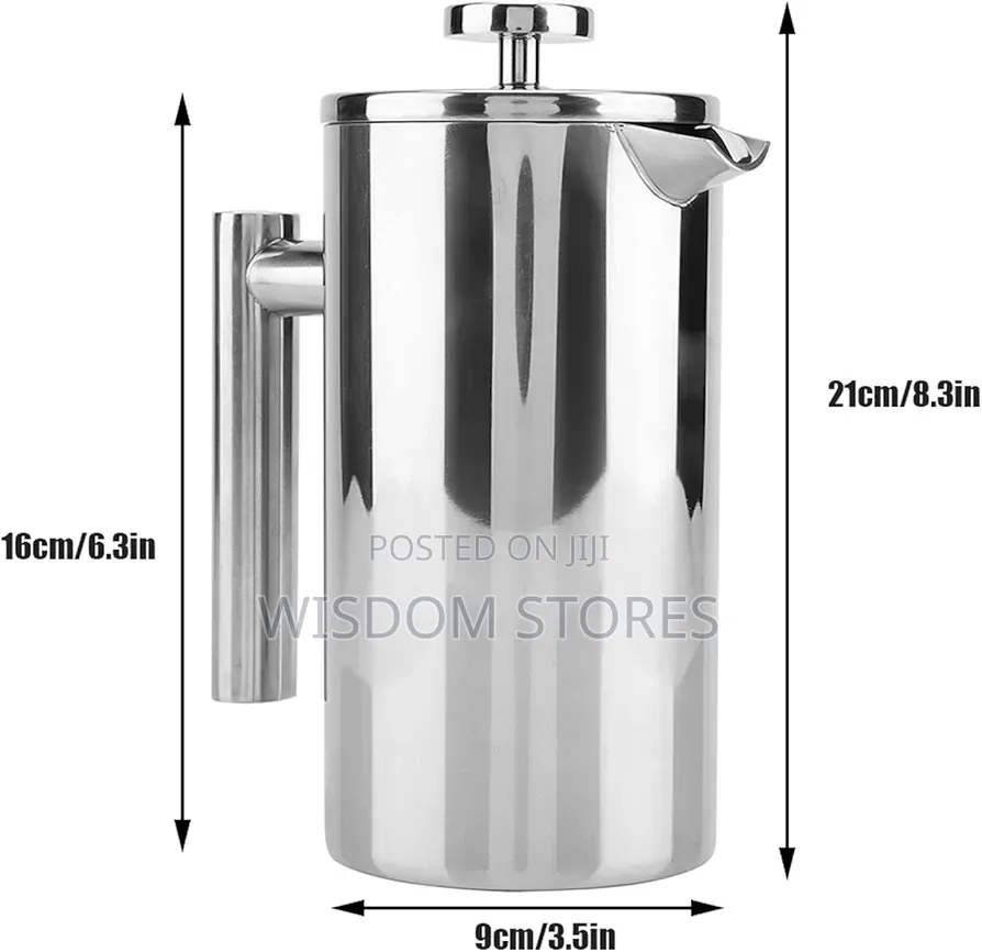 Double-layer Stainless Steel Coffee Maker