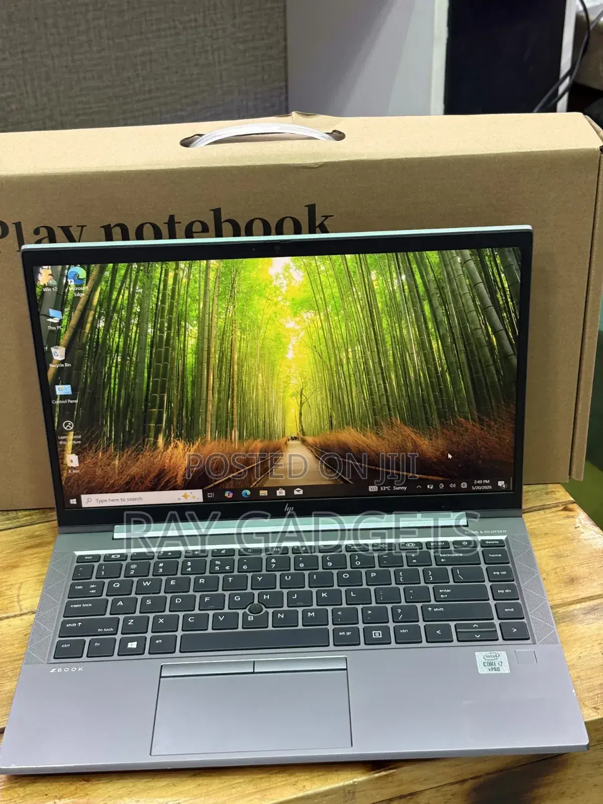 New Laptop HP ZBook Fury 15 G8 8GB Intel Core i7 SSD 256GB
