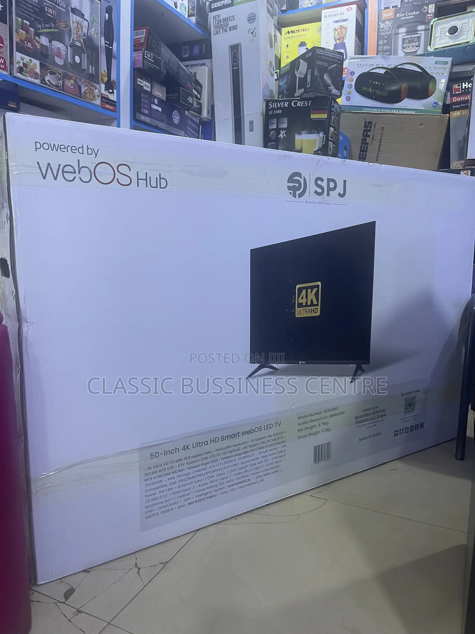 SPJ 50 Inch Ultra Hd Smart