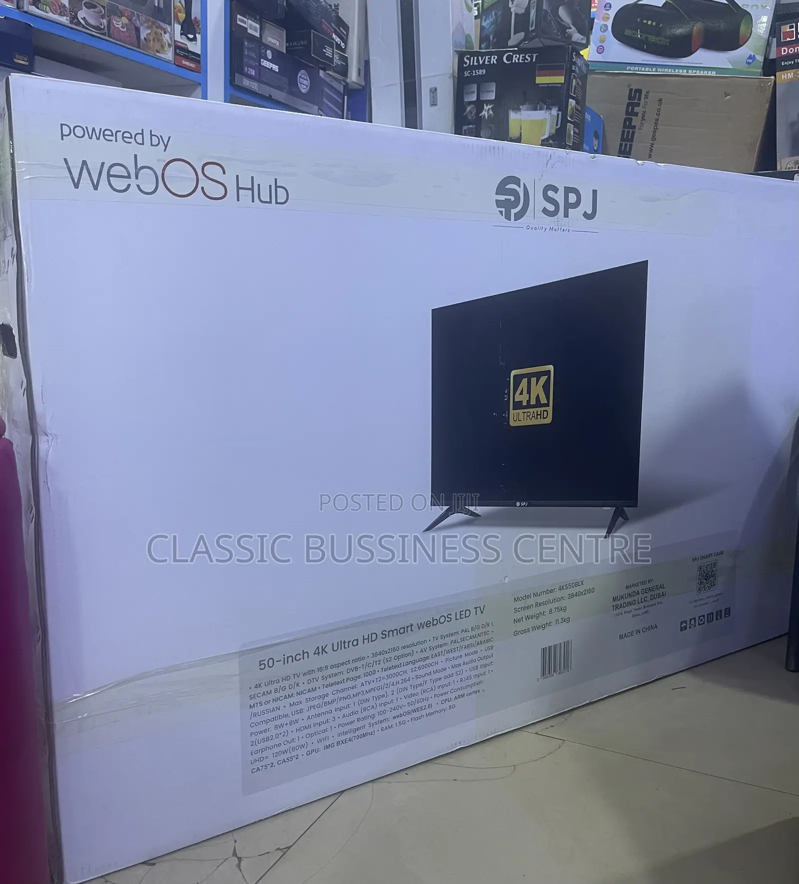 SPJ 50 Inch Ultra Hd Smart
