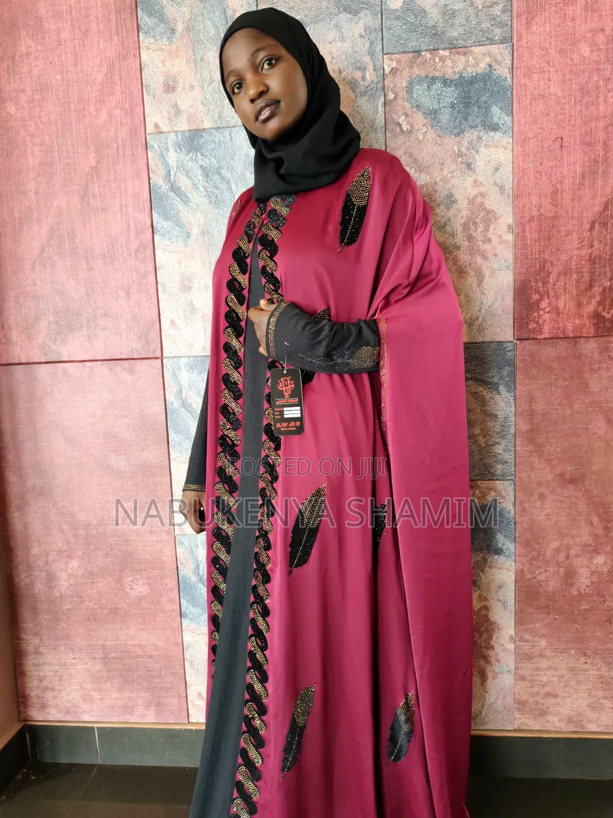 Two Piece Black Egypt Abaya