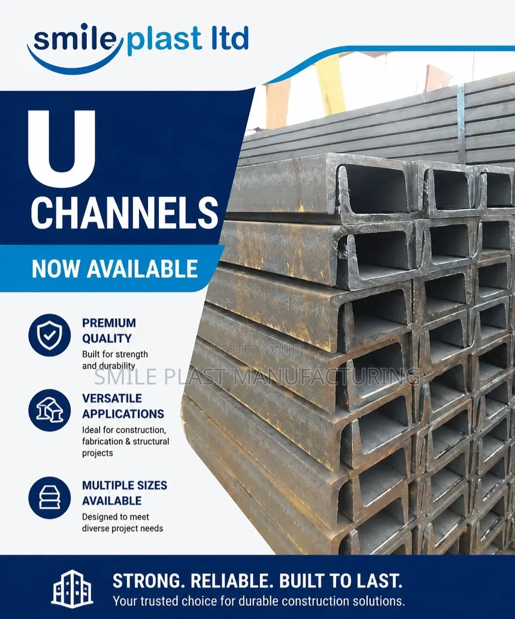 U Channel 100mm × 50mm