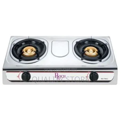 Roch 2 -Burners Gas Cooker Stainless