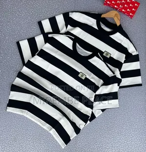 Round Neck Strips T-Shirts