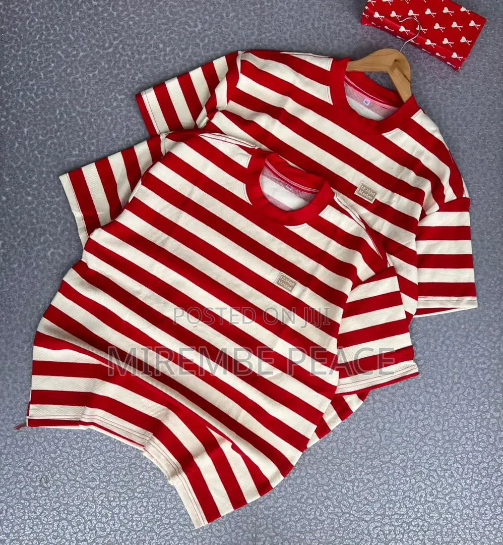 Round Neck Strips T-Shirts