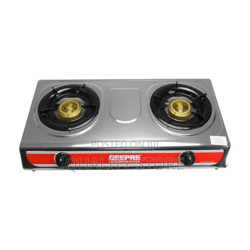 Geepas 2-Burner Gas Cooker