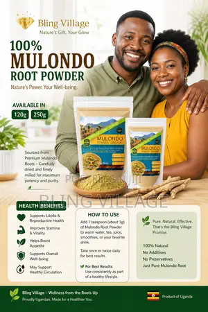 Mulondo Root Powder 120-G 100% Raw