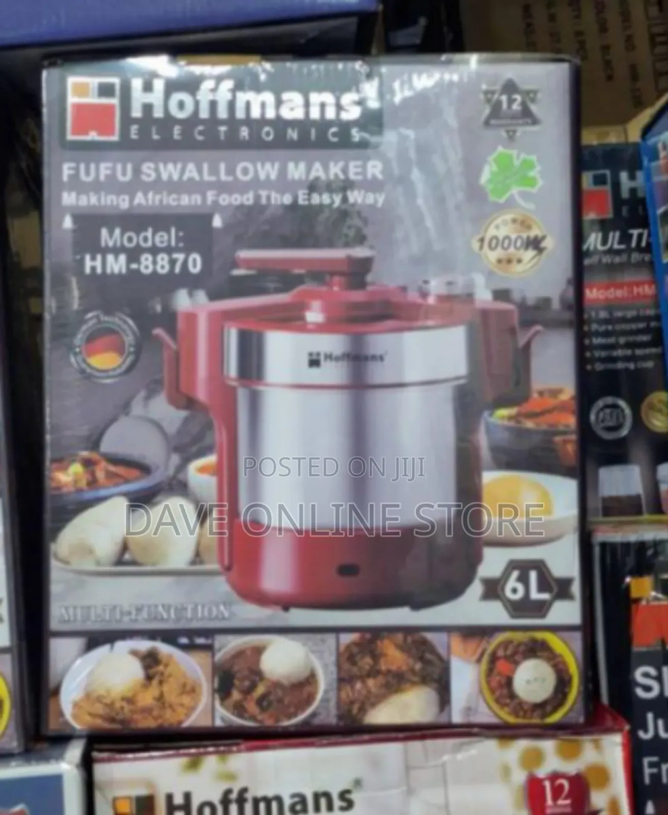 Hoffmans Hm-8870 Multi-Function Fufu Swallow Maker
