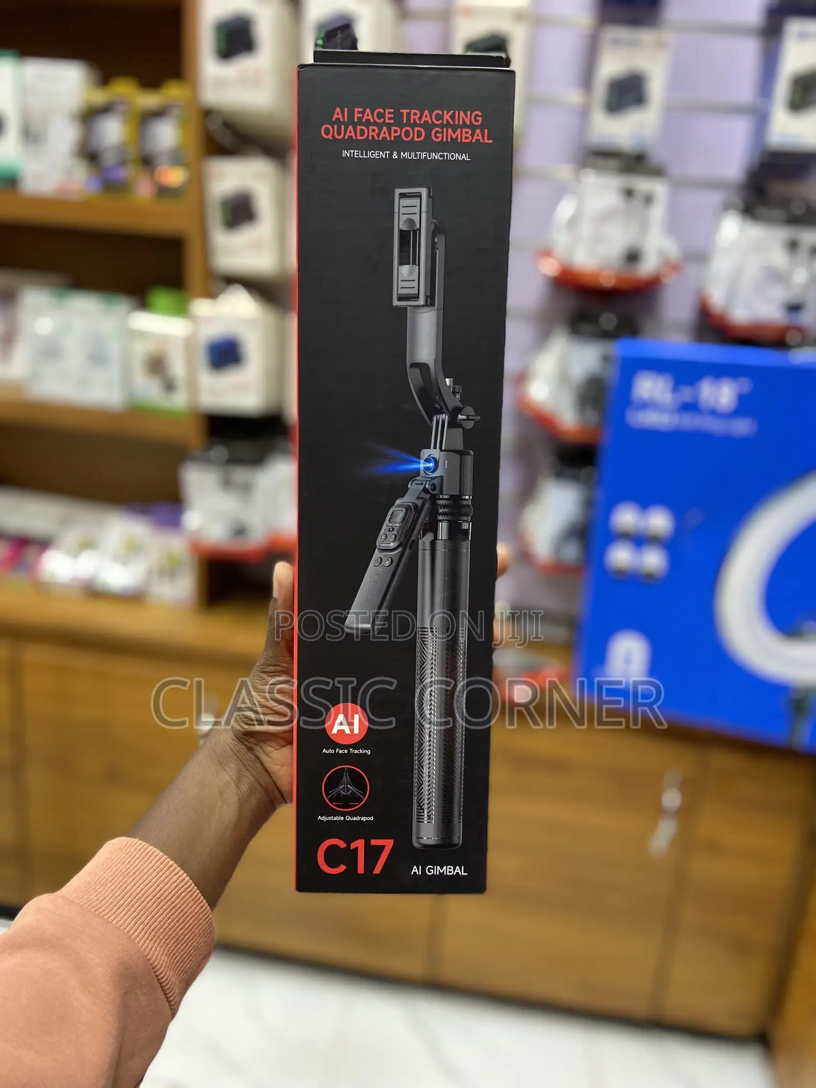 C17 Ai Face Tracking Quadrapod Gimbal