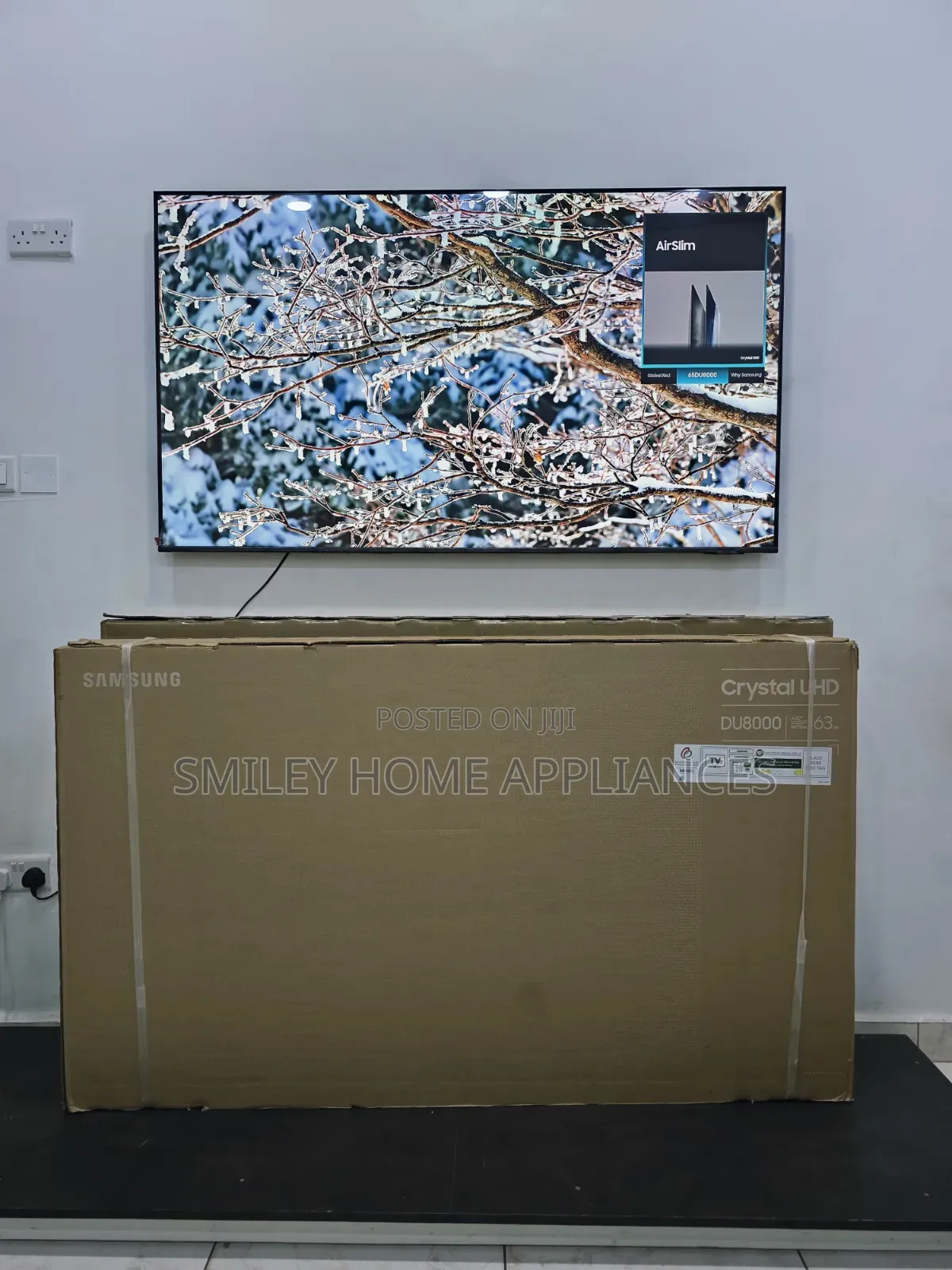 Samsung Du8000 65inches Super Slim Smart Tv With Verified Warranty