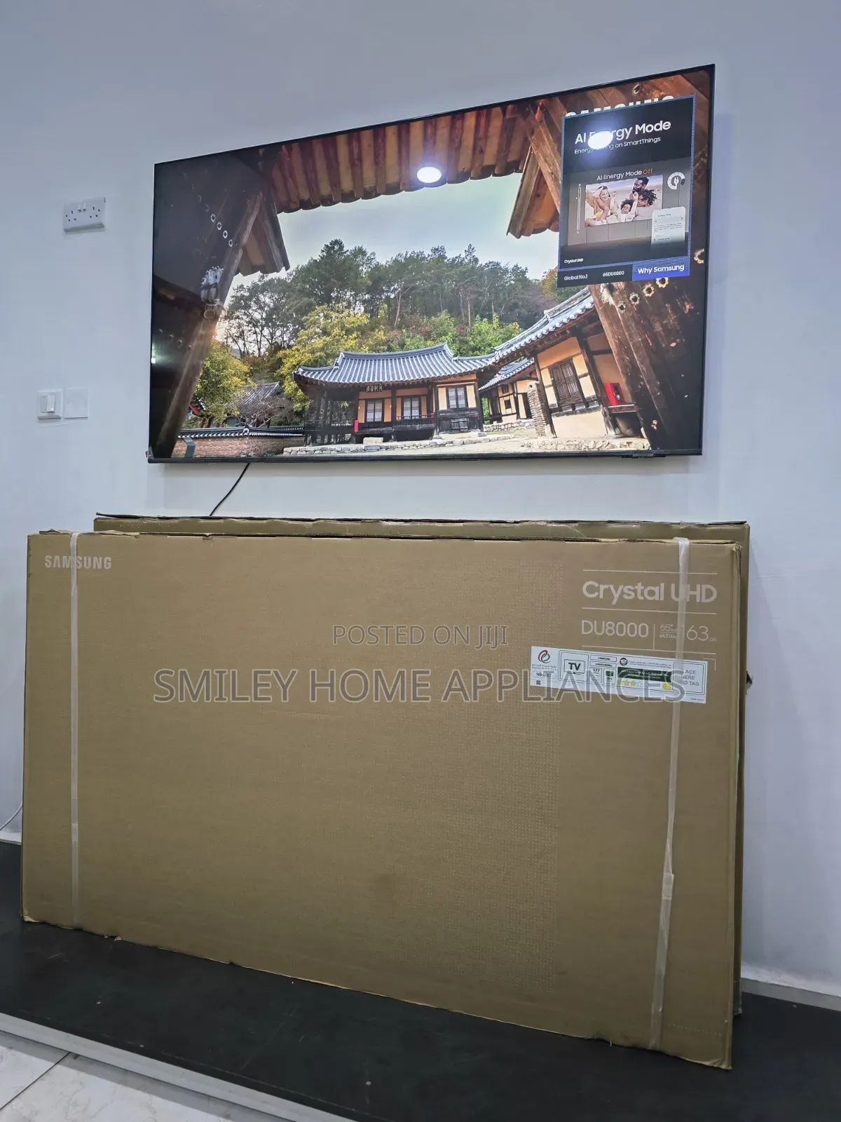 Samsung Du8000 65inches 2024 Model Smart Tv at 20% Discount Prices