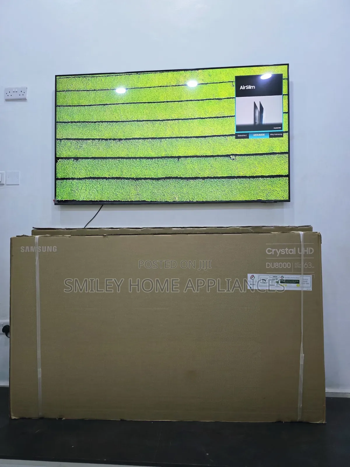 Brand New Du8000 Samsung 65inches Super Slim Edition Smart Tv.