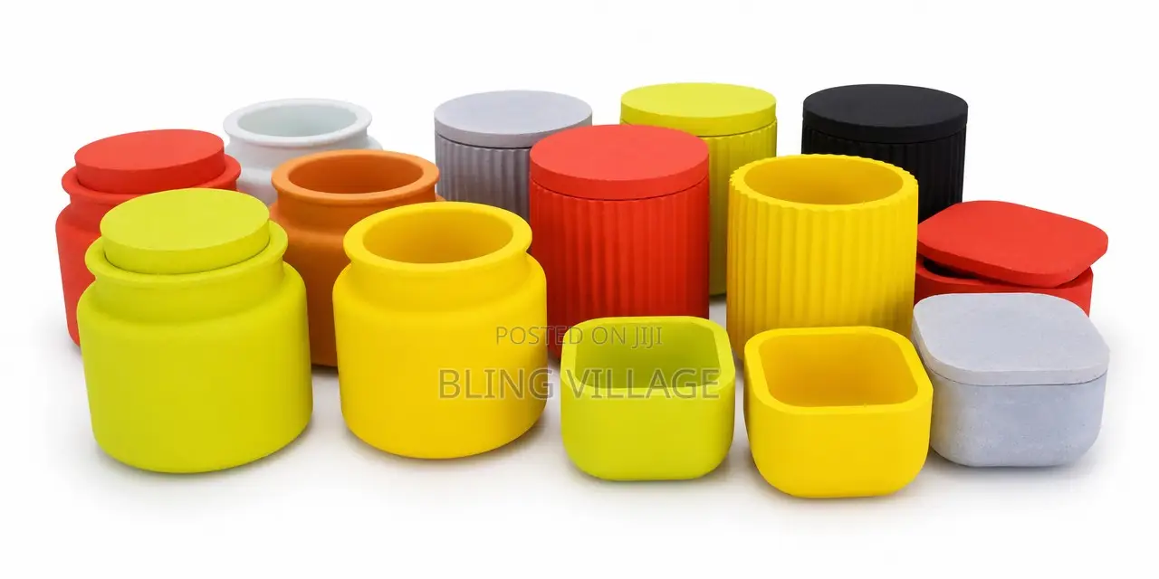 Candle Pottery Jars 50ml-150-Ml Assorted Colors Handmade