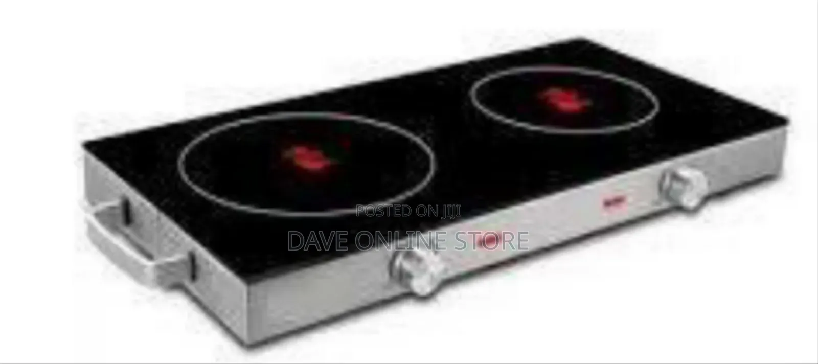 High Power Double Burner Electric Cooktop