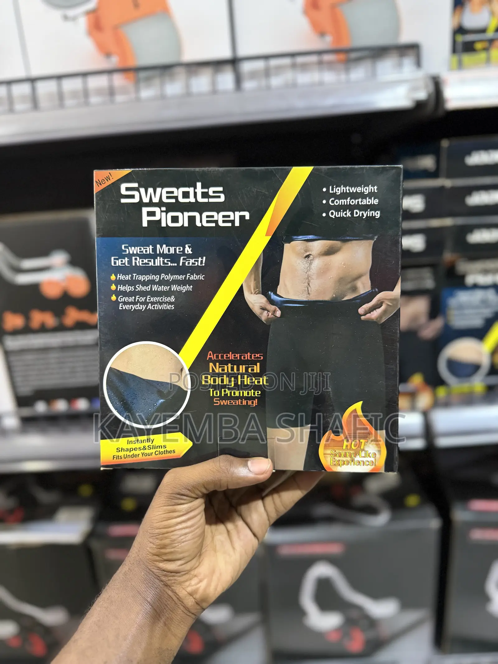 Sweats Pioneer Men's High-waist Sauna Slimming Shorts