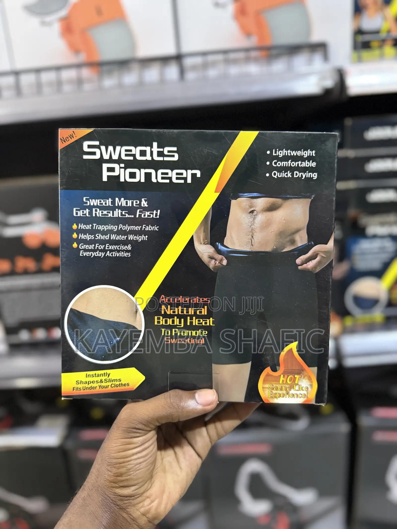Sweats Pioneer Men's High-waist Sauna Slimming Shorts