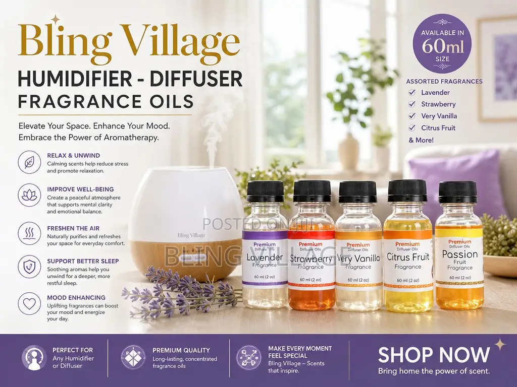 Diffuser Fragrance Oils 60-Ml