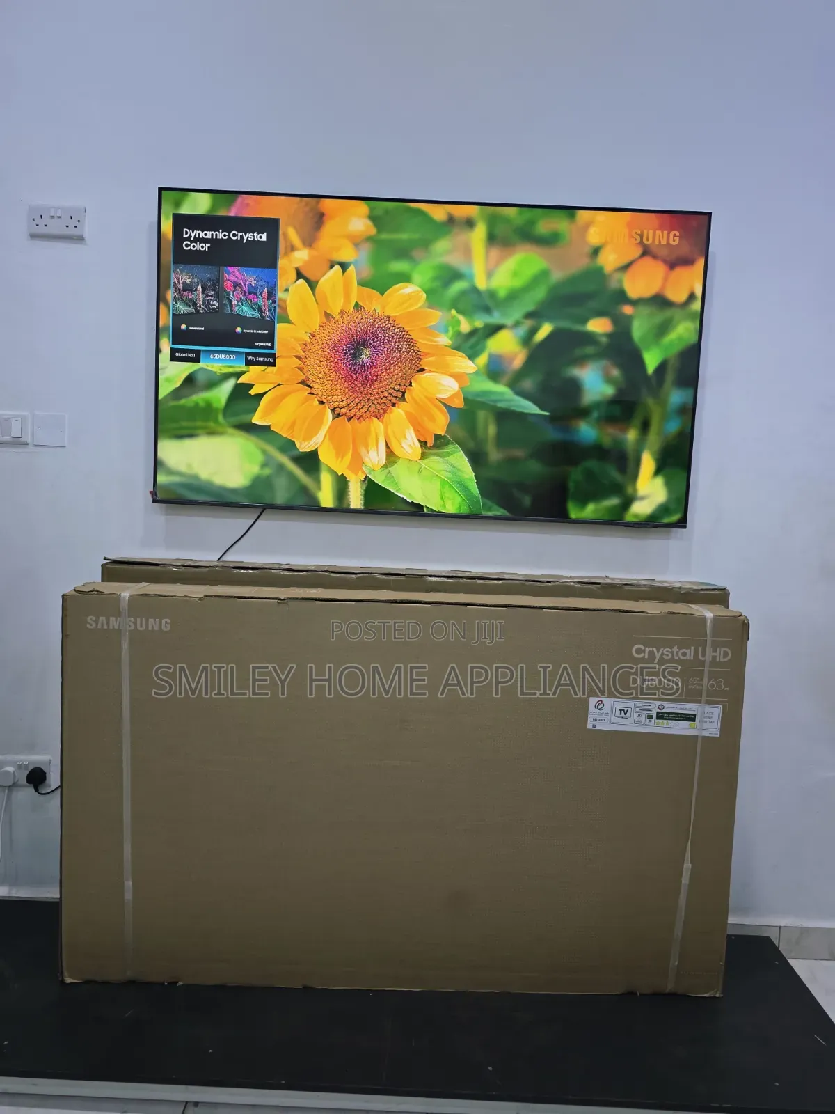 65inches Brand New Boxed Samsung Du8000 Super Slim Smart Tv