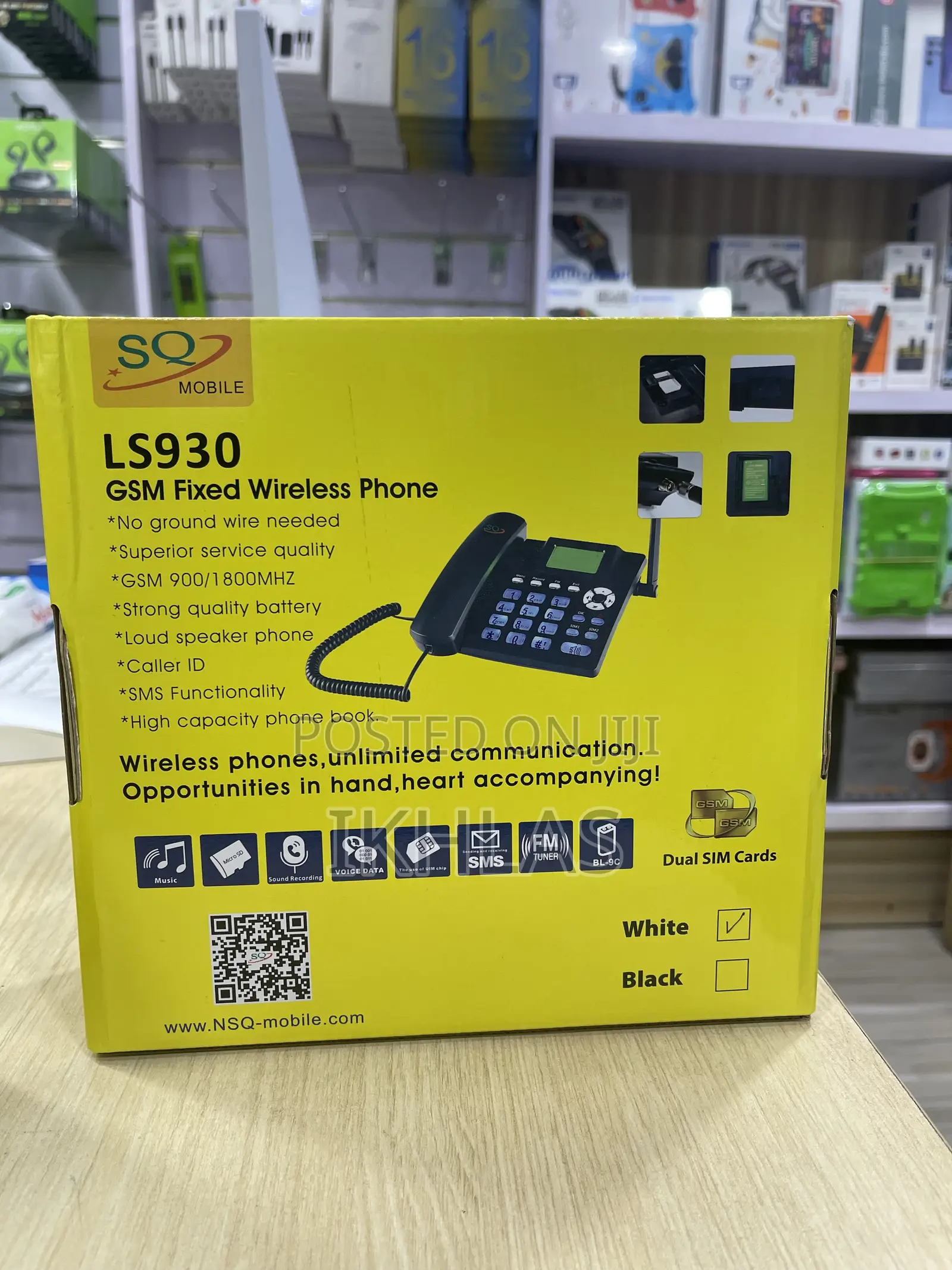 The Sq Ls 930 Is Dual-Sim GSM-Powered Wireless Landline Used in Homes